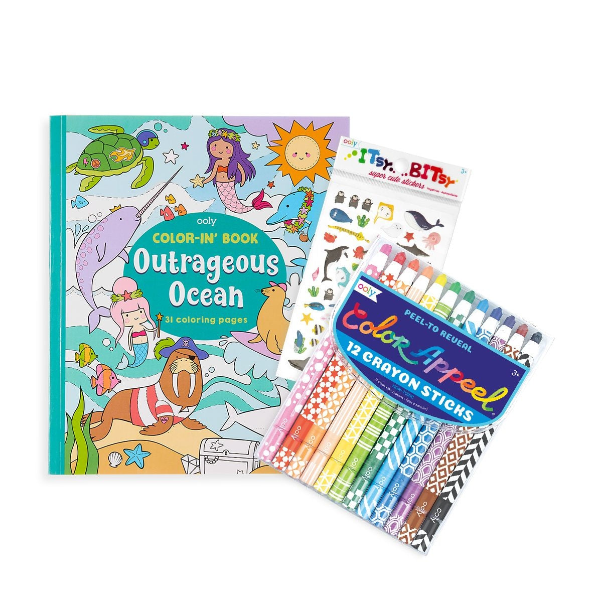Kids Ocean Themed Coloring Kit