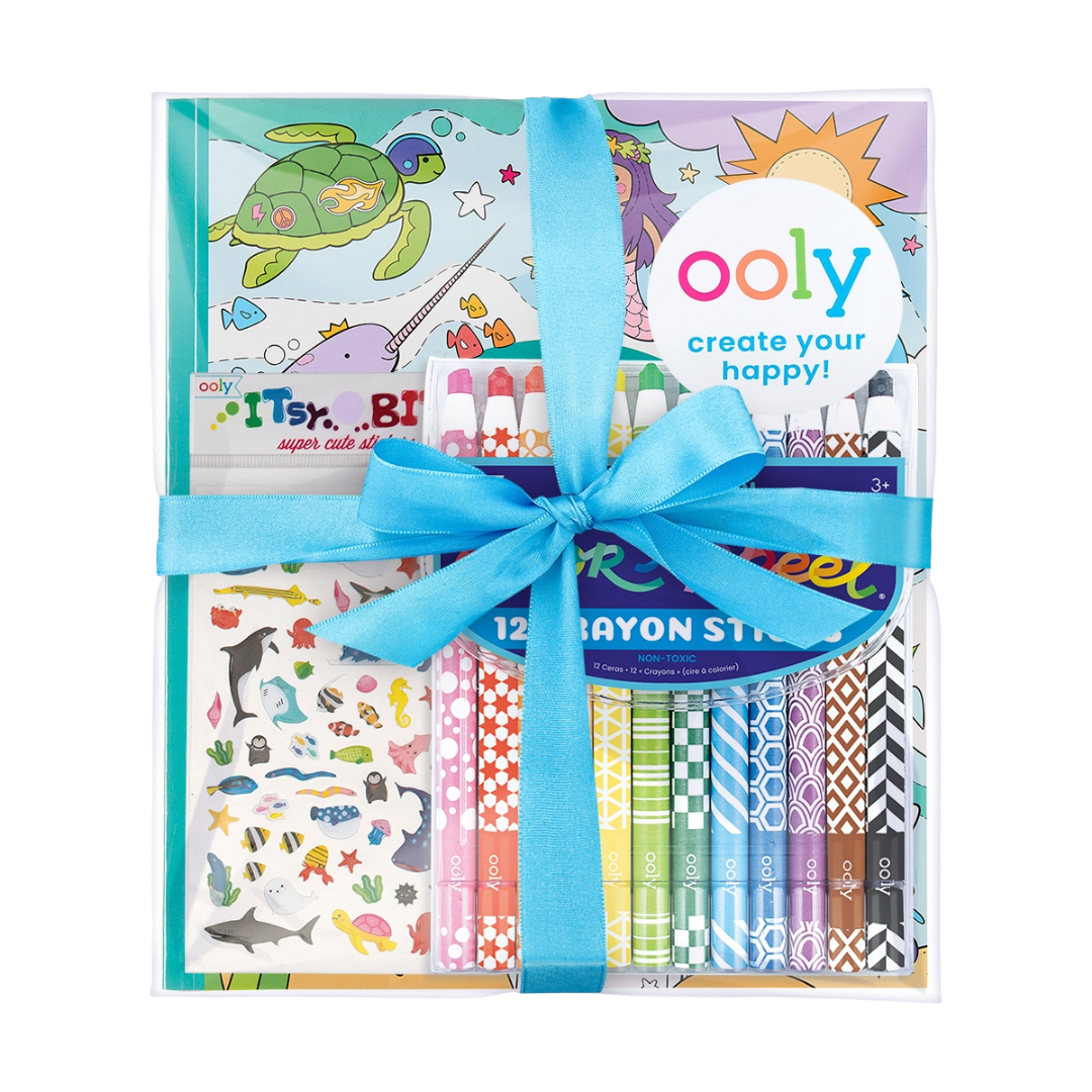 Kids Ocean Themed Coloring Kit